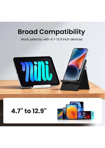 Tablet Standı Ugreen Telefon Tutucu Standı Moblie Telefonu Desteği iPhone 13 12 Xiaomi Samsung Huawei Tablet Tutucu Masası Cep Telefonu Tutucu Standı (Yurt Dışından) fırsatları