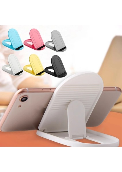 D2-Pembe Evrensel Katlanabilir Masa Telefonu Tutucu Montaj Standı Samsung S20 Artı Ultra Not 10 IPhone 11 Cep Telefonu Tablet Masaüstü Tutucu (Yurt Dışından) fiyatları