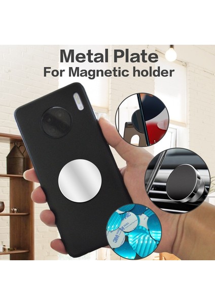 80PCS35X35MM Manyetik Metal Plaka Manyetik Araç Telefonu Tutucu Evrensel Demir Sac Etiket Standı Cep Telefonu Mıknatıs Tutucu Dağı (Yurt Dışından) fiyatları