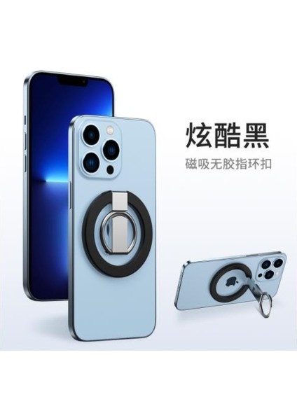 Manyetik -D Magsafe Telefon Tutucu Için Araçta Manyetik Halka Tutucu Desteği Iphone 12 13 14 Pro Mıknatıs Cep Telefonu Standı Akıllı Telefon Montajı (Yurt Dışından)