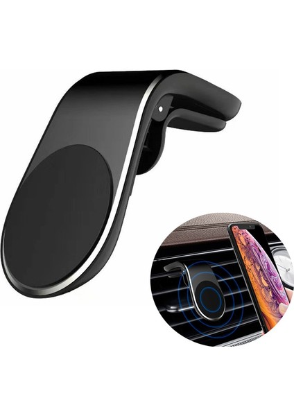 Gümüş Uıgo Manyetik Araç Telefonu Tutucu Hava Firar Sabitleme Kıskacı Arabada Standı iPhone 11 Samsung S10 S9 Mıknatıs Gps Cep Telefonu Tutucular (Yurt Dışından) fiyatları