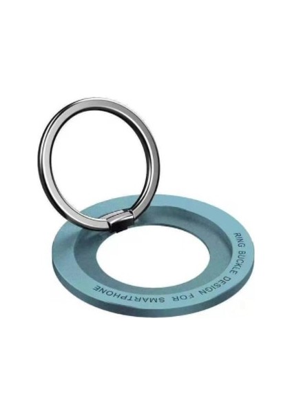 Manyetik - Mavi Magsafe Için Manyetik Araç Telefonu Tutucu iPhone 14 13 12 Pro/pro Max/mini Mıknatıs Parmak Yüzük Soketi Cep Telefonu Stand Braketi (Yurt Dışından)