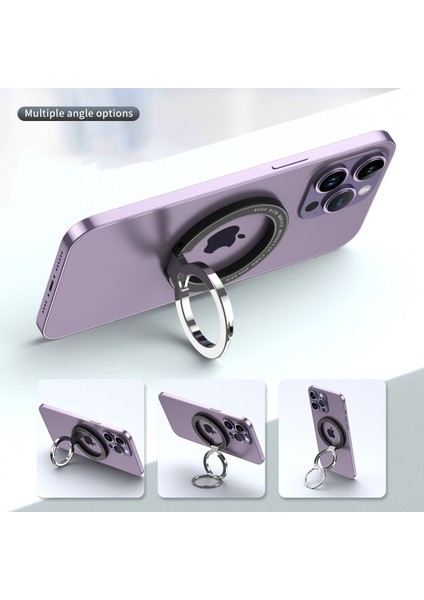 Manyetik - Mavi Magsafe Için Manyetik Araç Telefonu Tutucu iPhone 14 13 12 Pro/pro Max/mini Mıknatıs Parmak Yüzük Soketi Cep Telefonu Stand Braketi (Yurt Dışından) fırsatları