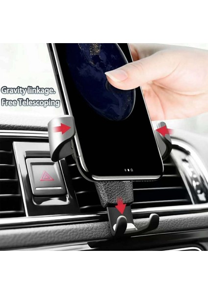 Yerçekimi Yerçekimi Genişleme Otomatik Araç Tutucu Cep Telefonu Braketi Hava Çıkış Portu Gps Navigasyon Standı Desteği iPhone Samsung Için (Yurt Dışından) indirimleri
