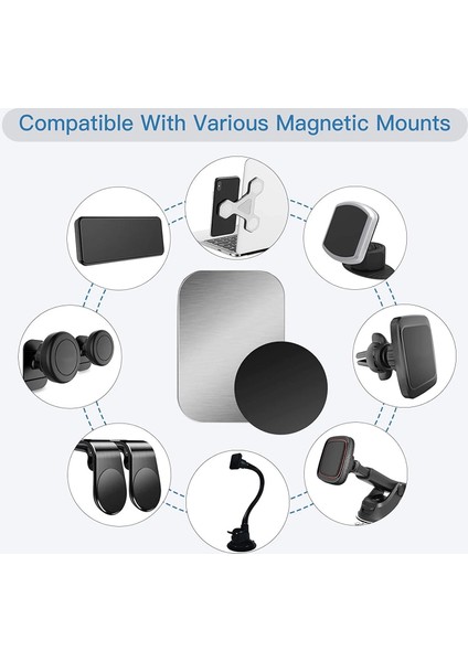 1 Adet Gümüş 35X45 1/3/5 Adet Metal Plaka Etiket Disk Demir Sac Mıknatıs Için Cep Telefonu Tutucu Manyetik Araç Telefonu Standı Montaj Tutucu Evrensel (Yurt Dışından) indirimleri