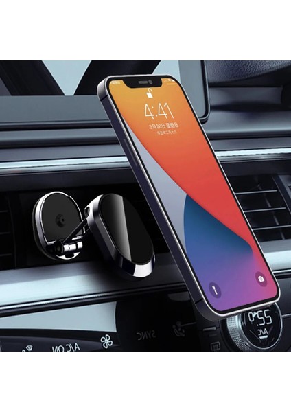 1 Adet Siyah Manyetik Araç Telefonu Tutucu 360 Döndürülebilir Katlanabilir Mıknatıs Cep Telefonu Standı Cep Gps Desteği iPhone 14 13 Xiaomi Mi Samsung Lg (Yurt Dışından) indirimleri