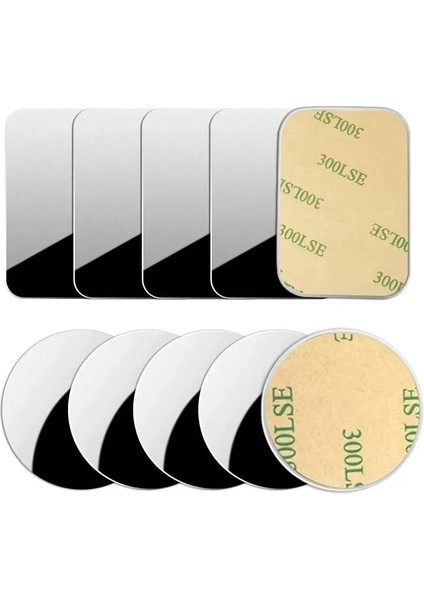 5 Adet Siyah 40X40 1/3/5 Adet Metal Plaka Etiket Disk Sac Demir Mıknatıs Için Cep Telefonu Tutucu Manyetik Araç Telefonu Standı Montaj Tutucu Evrensel (Yurt Dışından) modelleri