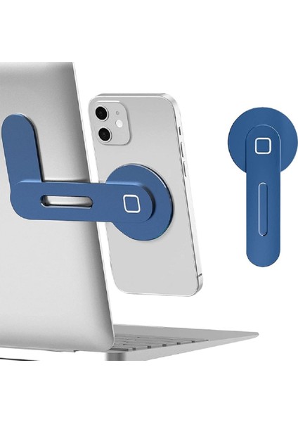 Gümüş Manyetik Telefon Tutucu iPhone 12 Pro Magsafe Metal Dizüstü Telefon Standı Xiaomi Tutucu Yan Montaj Tablet iMac Braketi (Yurt Dışından) indirimleri