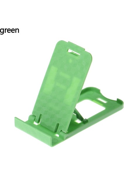 Yeşil 1 Pc 360 Rotasyon Telefon Tutucu Halka Katlanabilir Telefon Standı Geri Ultra Ince Çok Açılı Taşınabilir Masa Raf Metal Parmak Kickstand (Yurt Dışından)