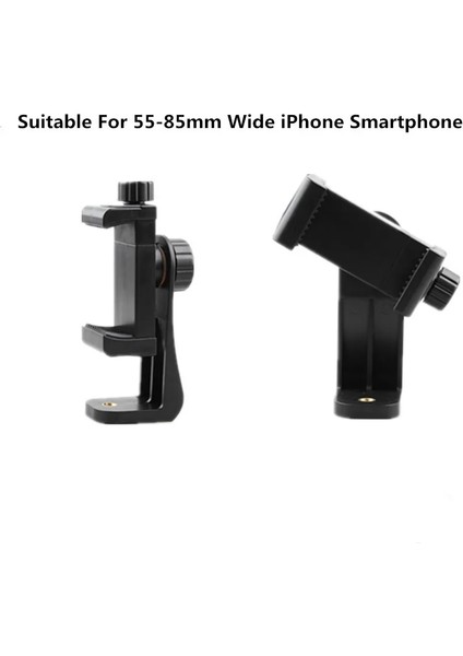 Tip 1 Evrensel Telefon Klipsi 1/4 "vida Tripod Kafa Telefon Tutucu Standı Tripod Monopod Tutucu Braketi 360 Derece iPhone Samsung Için (Yurt Dışından)