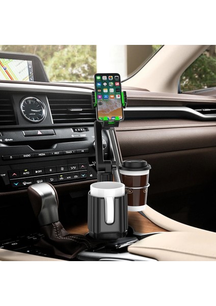 Yeşil Araba Bardak Tutucu Içme Şişesi Tutucu Cep Telefonu Standı Organizatör Cep Telefonu Dağı Oto Araba Şekillendirici Aksesuarları Bmw Lada Için (Yurt Dışından) modelleri