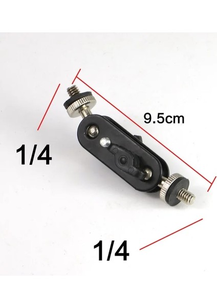Esnek Vida Evrensel Telefon Klipsi 1/4 "vidalı Tripod Kafa Telefon Tutucu Standı Tripod Monopod Tutucu Braketi 360 Derece iPhone Samsung Için (Yurt Dışından)