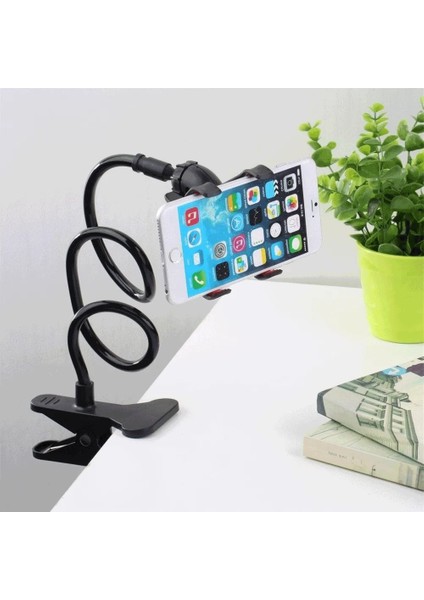 Mor Cep Telefonu Tutucu Evrensel Akıllı Telefon Kelepçesi 60CM Pençe Klipsi Esnek Çubuk Mafsallı Destek Braketi 360° Ayarlanabilir Tembel Stand (Yurt Dışından) fırsatları