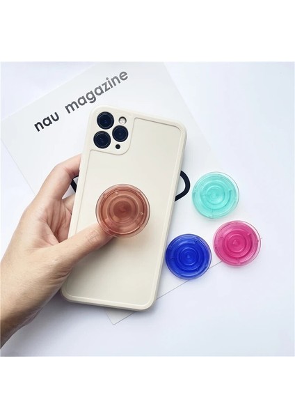 Stil 5 Lüks Genişletilebilir Soket Telefon Tutucu Popüler Şeffaf Renk Katlanabilir Kavrama Parmak Yüzük Tutucu Akıllı Telefon Aksesuarları (Yurt Dışından) modelleri