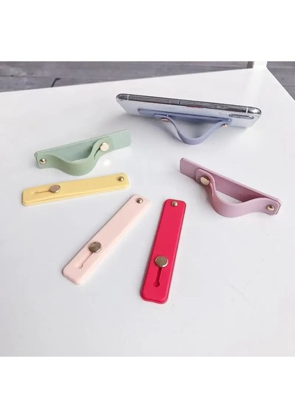 06 Düz Renk Bilek Bandı El Bandı Parmak Kavrama Cep Telefonu Tutucu Standı Itme Çekme Evrensel Telefon Soket Tutucu Standları Tslm1 (Yurt Dışından) indirimleri