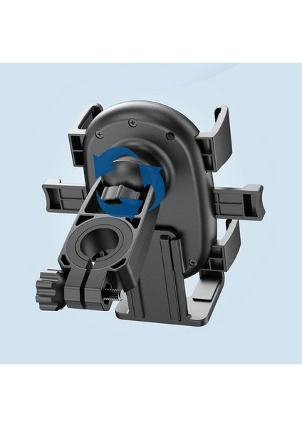 Siyah Bisiklet Telefonu Montajı 360° Ayarı Evrensel Bisiklet Telefon Tutucu 4.7-7.2 Inç Cep Telefonu Standı iPhone 14 Xiaomi Samsung Için (Yurt Dışından)