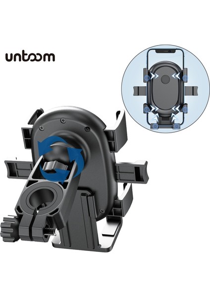 Siyah Bisiklet Telefonu Montajı 360° Ayarı Evrensel Bisiklet Telefon Tutucu 4.7-7.2 Inç Cep Telefonu Standı iPhone 14 Xiaomi Samsung Için (Yurt Dışından) indirimleri