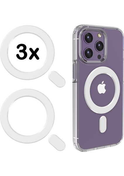1 Adet Siyah Manyetik Metal Plaka Etiket Yüzükler Magsafe Kablosuz Şarj Cihazı Mıknatıslı Araba Cep Telefonu Tutucu Demir Sac iPhone 14 13 12 11 (Yurt Dışından)