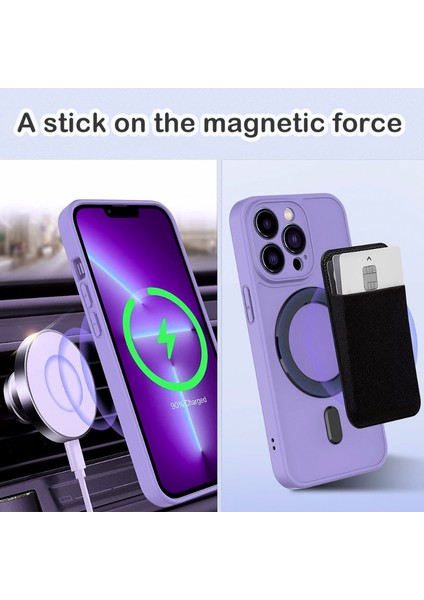 1 Adet Siyah Manyetik Metal Plaka Etiket Yüzükler Magsafe Kablosuz Şarj Cihazı Mıknatıslı Araba Cep Telefonu Tutucu Demir Sac iPhone 14 13 12 11 (Yurt Dışından)
