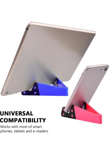 Pembe Yeni V-Şekilli Evrensel Katlanabilir Cep Cep Telefonu Standı Tutucu iPhone iPad E-Okuyucu Tabletler Ayarlanabilir Destek Telefon Tutucu (Yurt Dışından) indirimleri