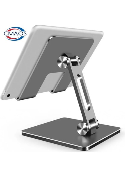 Gümüş Küçük Boyutlu Metal Masa Cep Telefonu Tutucu iPhone iPad Xiaomi Için Standı Ayarlanabilir Masaüstü Tablet Tutucu Evrensel Masa Cep Telefonu Standı (Yurt Dışından) modelleri