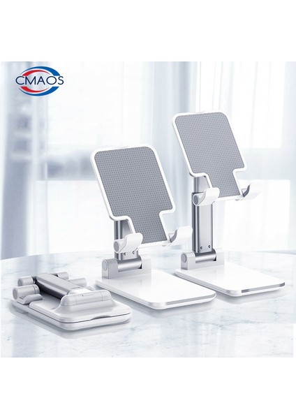 Q7-2 Evrensel Masaüstü Cep Telefonu Tutucu IPhone IPad Için Standı Ayarlanabilir Tablet Katlanabilir Masa Cep Telefonu Danışma Standı Tutucu (Yurt Dışından) fiyatları