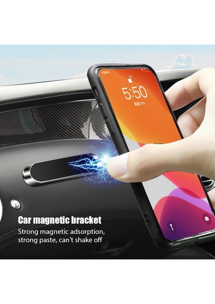 Menekşe Manyetik Araç Telefonu Tutucu Mıknatıslı Montaj Cep Cep Telefonu Standı Telefon Gps Desteği iPhone Xiaomi Huawei Samsung Için Araç Tutucu (Yurt Dışından) modelleri