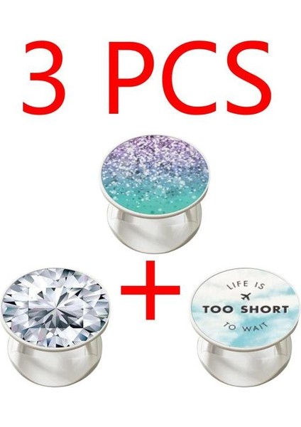 A811A1196A1279 Yuvarlak Parmak Kavrama Cep Telefonu Tutucu Genişleyen Stand Kavrama Desteği Düşme Önleyici Katlanabilir Evrensel Akıllı Telefon Için (Yurt Dışından)