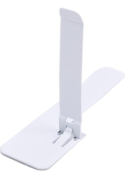 Beyaz 0.6mm Ultra Ince Telefon Tutucu Katlanır Görünmez Paslanmaz Çelik Cep Telefonu Arka Masaüstü Standı Mini Görünmez Evrensel Destek (Yurt Dışından)