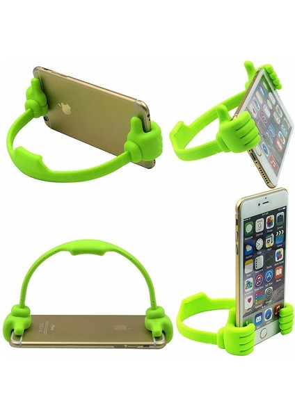 Kırmızı Yaşasın Cep Telefonu Tutucu Ayarlanabilir Masaüstü Telefon Tutucu iPhone Xiaomi Samsung Için Standı Tembel Tablet Tutucu Cep Telefonu Braketi (Yurt Dışından)
