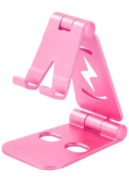 Pembe Taşınabilir Mobil Katlanır Standı Masaüstü Tembel Çift Tablet Şarj Tabanı Ayarlanabilir Standı Ev Ofis Desteği Dropship (Yurt Dışından)