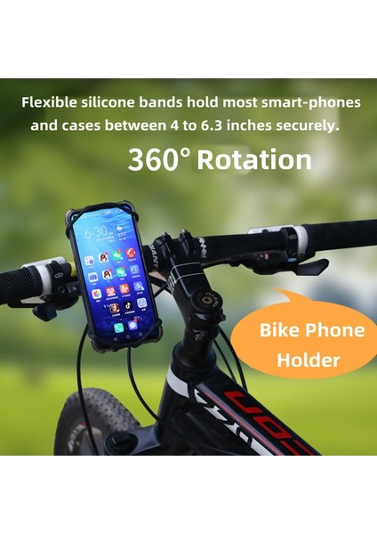 Renk 4 Evrensel Motosiklet Bisiklet Cep Telefonu Tutucu iPhone Samsung Xiaomi Huawei Cep Telefonu Cep Bisiklet Gidon Tutucu Yeni (Yurt Dışından) modelleri