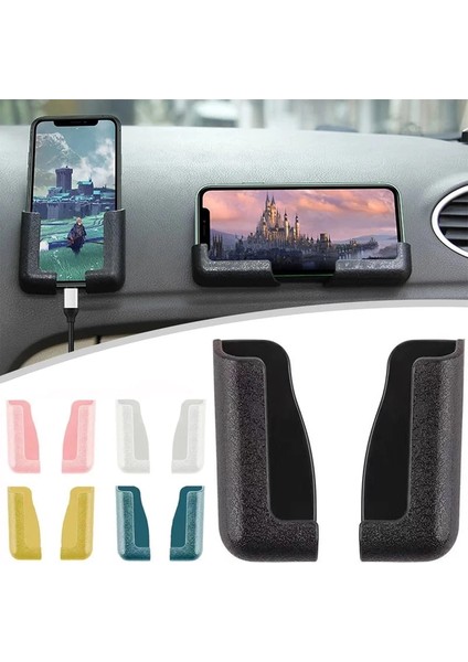 Siyah Tel Kanca Çok Fonksiyonlu Araç Telefonu Tutucu Taşınabilirlik Yapışkan Braket Hafiflik Cep Telefonu Montajı Yer Yok Oto Iç Aksesuarları (Yurt Dışından) modelleri