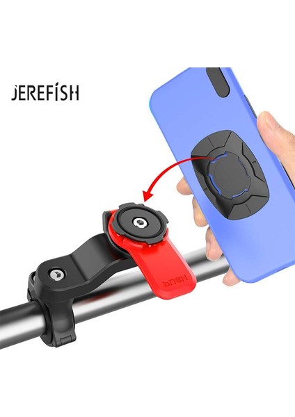 Siyah Hızlı Kilit Motosiklet Bisiklet Telefon Tutucu Standı Ayarlanabilir Destek Moto Bisiklet Gidon Montaj Braketi Xiaomi iPhone Için (Yurt Dışından) fiyatları