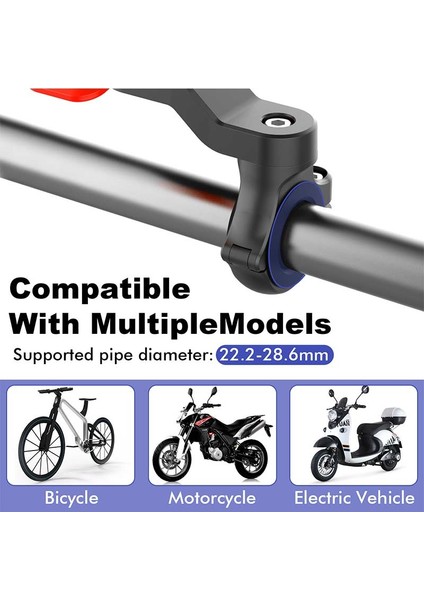 Siyah Hızlı Kilit Motosiklet Bisiklet Telefon Tutucu Standı Ayarlanabilir Destek Moto Bisiklet Gidon Montaj Braketi Xiaomi iPhone Için (Yurt Dışından) modelleri