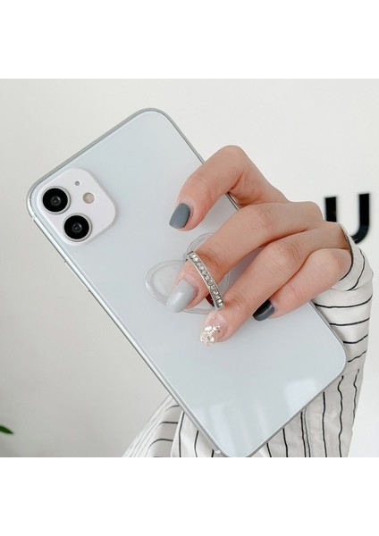 Kare Şeffaf Parmak Yüzük Tutucu Elmas Yüzük Telefon Cep Telefonu Için Standı Tutucu Parmak Kavrama Dönebilen Telefon Desteği Montaj Aksesuarı (Yurt Dışından) fırsatları