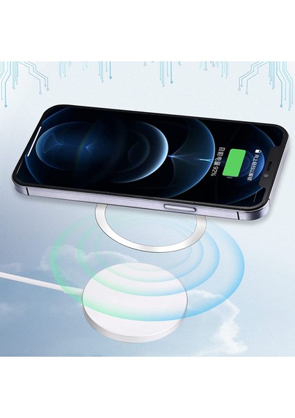 1 Adet-Gümüş Untoom Manyetik Plaka Yüzük Magsafe Için Evrensel Metal Etiket Kablosuz Şarj Kağıdı Araç Telefonu Tutucu Plaka iPhone 13 12 11 (Yurt Dışından) indirimleri