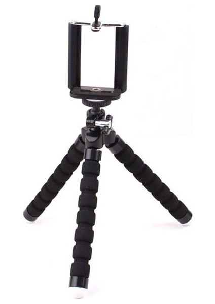 001 Taşınabilir 360 ° Dönebilen Masaüstü Tripod Telefon Xiaomi Redmi iPhone Huawei Katlanabilir Telefon Standı Için Telefon Için Sabit Tutucu (Yurt Dışından)