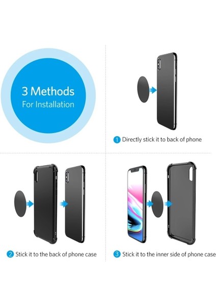 3 Adet Gümüş 1 Adet/3 Adet/5 Adet 30X0.3MM Etiket Metal Plaka Disk Demir Sac Mıknatıs Için Cep Telefonu Tutucu Manyetik Araç Telefonu Standı Tutucular (Yurt Dışından) fırsatları