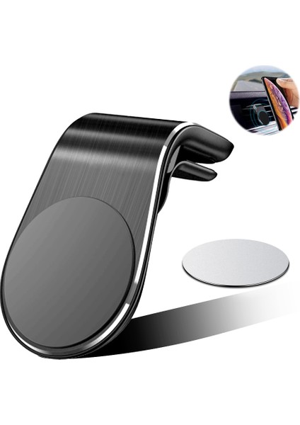 1 Adet Metal Plaka Araç Telefonu Tutucu iPhone Telefon Için Arabada Mobil Destek Tabletler ve Akıllı Telefonlar Için Manyetik Telefon Montaj Standı Destek Telefone (Yurt Dışından) indirimleri