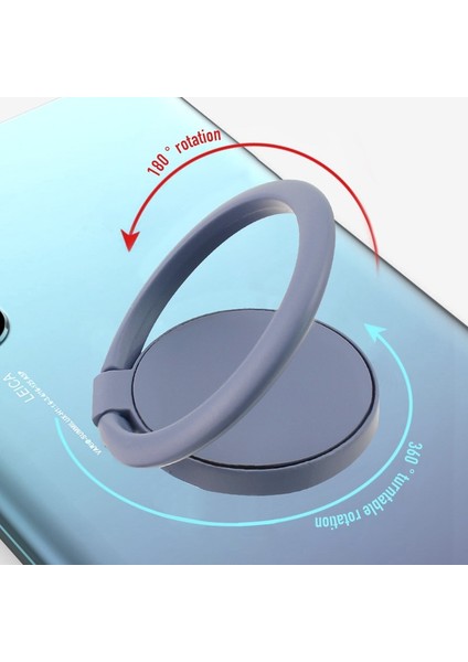 A19-SARI Cep Telefonu Parmak Yüzük 360 Derece Dönebilen Akıllı Telefon Standı Tutucu iPhone 8 7 6 6 S 5 Samsung Huawei Araca Montaj Standı (Yurt Dışından)
