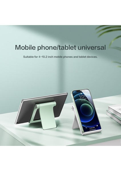 Beyaz 2 Smartdevil Telefon Tutucu Masaüstü Standı iPhone Xiaomi Samsung iPad Cep Telefonu Tablet Standı Evrensel Braketi Katlanabilir Destek (Yurt Dışından)