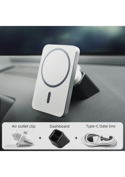 Paket 2 Jmuytop Manyetik Araç Telefonu Tutucu 15W Kablosuz Araba Şarjı Şarj Cihazı Istikrarlı Hava Firar Pano Desteği iPhone 12 13 14 Serisi (Yurt Dışından)