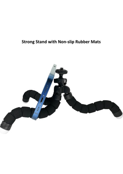 Seçenek 6 Cep Cep Telefonu Tutucu Esnek Ahtapot Tripod Standı Sünger Tembel Deformasyon Uzaktan Kumanda Bluetooth Fotoğraf Aksesuarları (Yurt Dışından) fırsatları