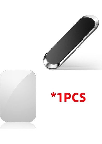 Gümüş Yeni Manyetik Araç Telefonu Tutucu Mini Şerit Macun Standı iPhone 13 Pro Huawei Xiaomi Duvar Mıknatıs Gps Araç Desteği Araç Tutucu (Yurt Dışından)