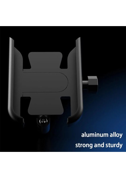 Siyah Gidon Motosiklet Bisiklet Telefon Tutucu Gps Braketi Cep Telefonu Standı Moto Dikiz Aynası Gidon Montaj Xiaomi Iphone Için Uyumlu (Yurt Dışından) fırsatları
