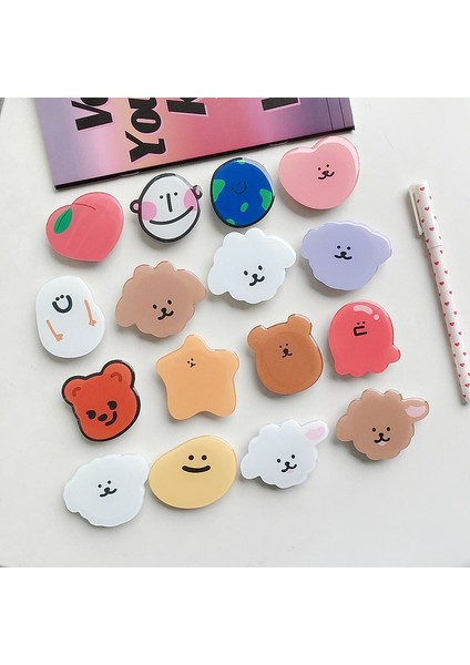 M17 Güzel Parlak Hayvan Karikatür Genişletilebilir Telefon Griptok Tutucu Kavrama Parmak Yüzük Desteği Katlanabilir Telefon Soket Tutucu (Yurt Dışından) fiyatları