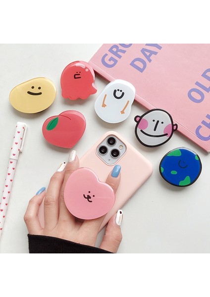 M17 Güzel Parlak Hayvan Karikatür Genişletilebilir Telefon Griptok Tutucu Kavrama Parmak Yüzük Desteği Katlanabilir Telefon Soket Tutucu (Yurt Dışından) modelleri