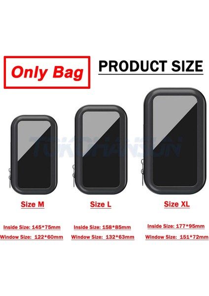 Yalnızca Stand-Zj3 Ayrı Aksesuarlar!evrensel Bisiklet Telefon Tutucu/çanta Motosiklet Bisiklet Standı/çanta 3,5-6,5 Inç Motosiklet Telefon Çantası (Set Değil) (Yurt Dışından) modelleri