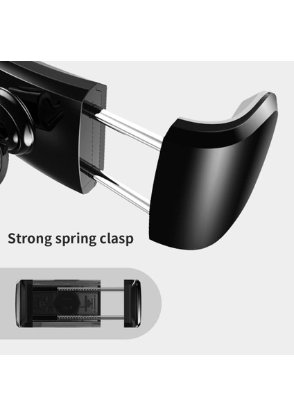 Koyu Mavi Araba Cep Telefonu Tutucu Evrensel 360 Derece Mini Stand Braketi Otomatik Hava Firar Dağı Cep Telefonu Arabada Destek (Yurt Dışından) fiyatları